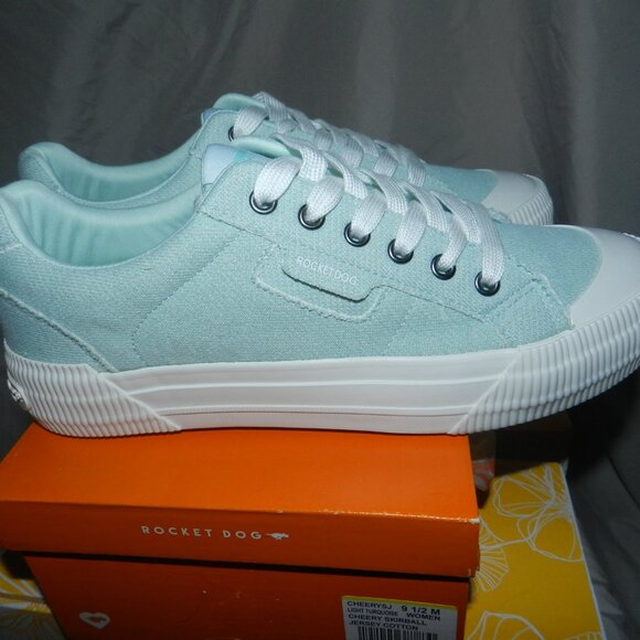 ROCKET DOG CHEERY LIGHT TURQUOISE WOMEN'S PLATFORM SNEAKERS🆕NWT⌚FAST😮‍💨⚡🚚 - Picture 9 of 15